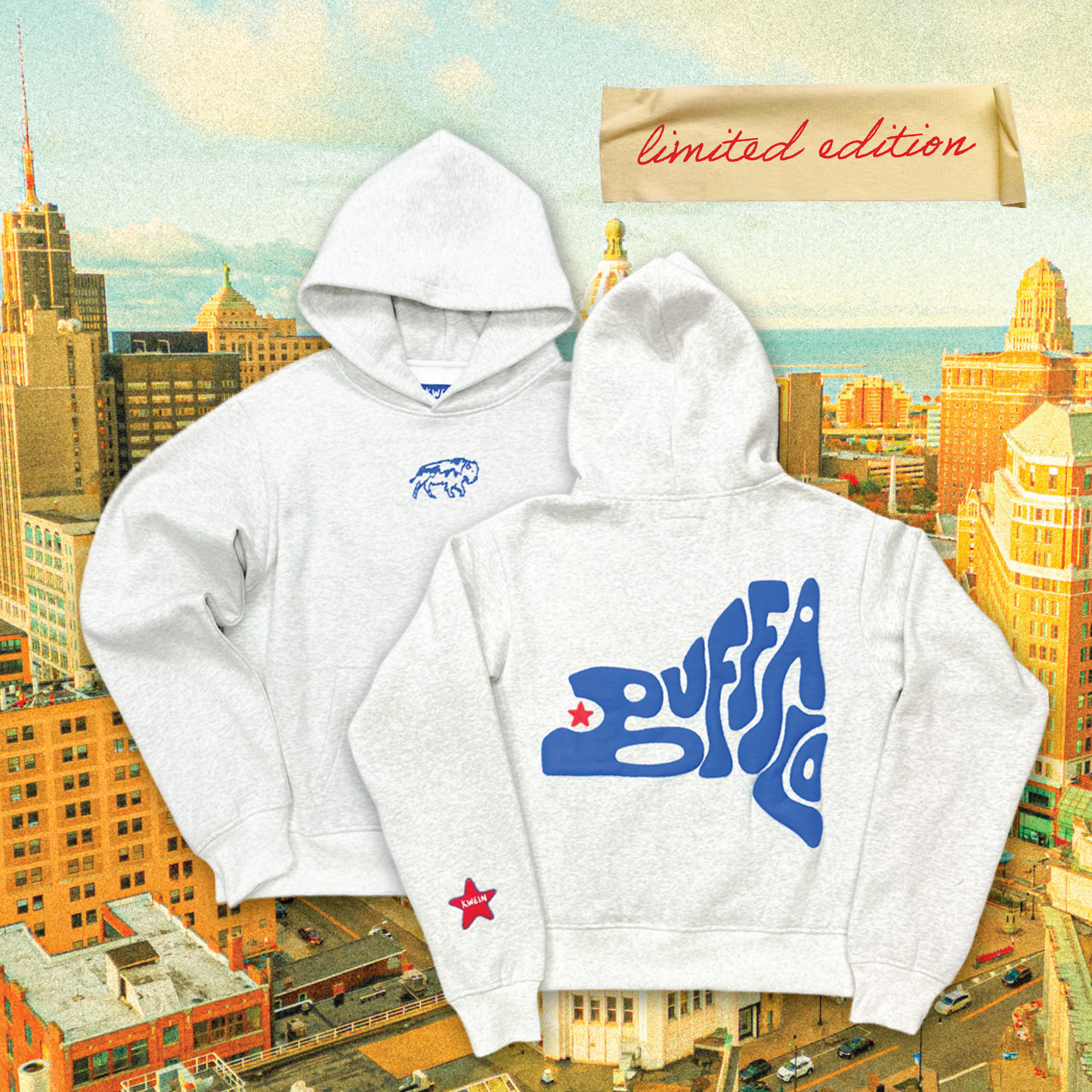 Funky Buffalo Hoodie - Limited Edition *